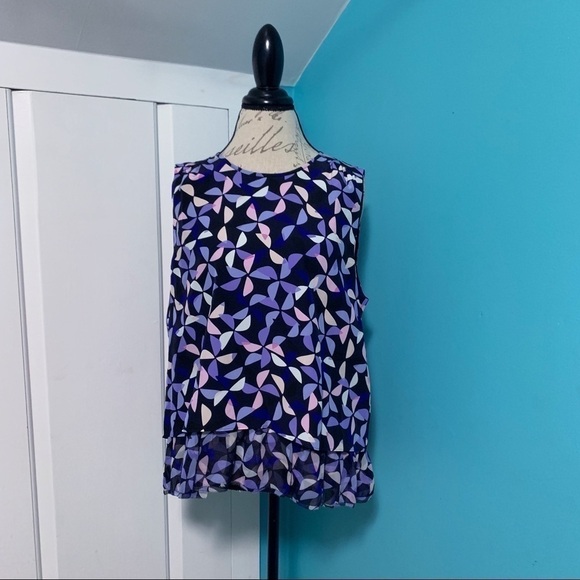 Kate Spade ♠️ NEW YORK Spinner Double Layer Tank - Picture 1 of 7